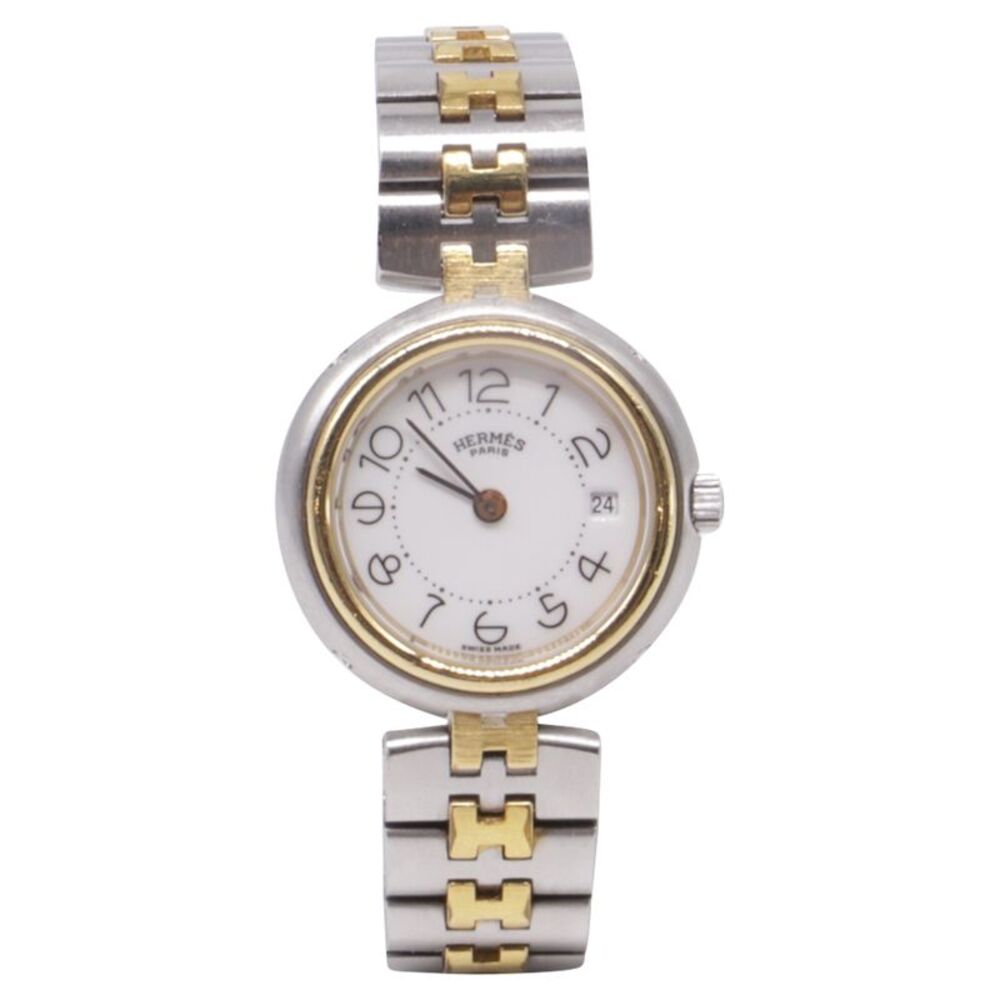 Hermès Profile Quartz Watch in Silver Stainless Steel